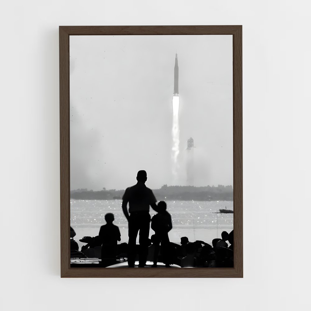 Poster Décollage Historique – affiche Missions spatiales (vue 5)